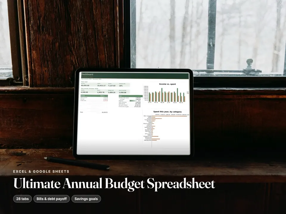 Ultimate Annual Budget: cover