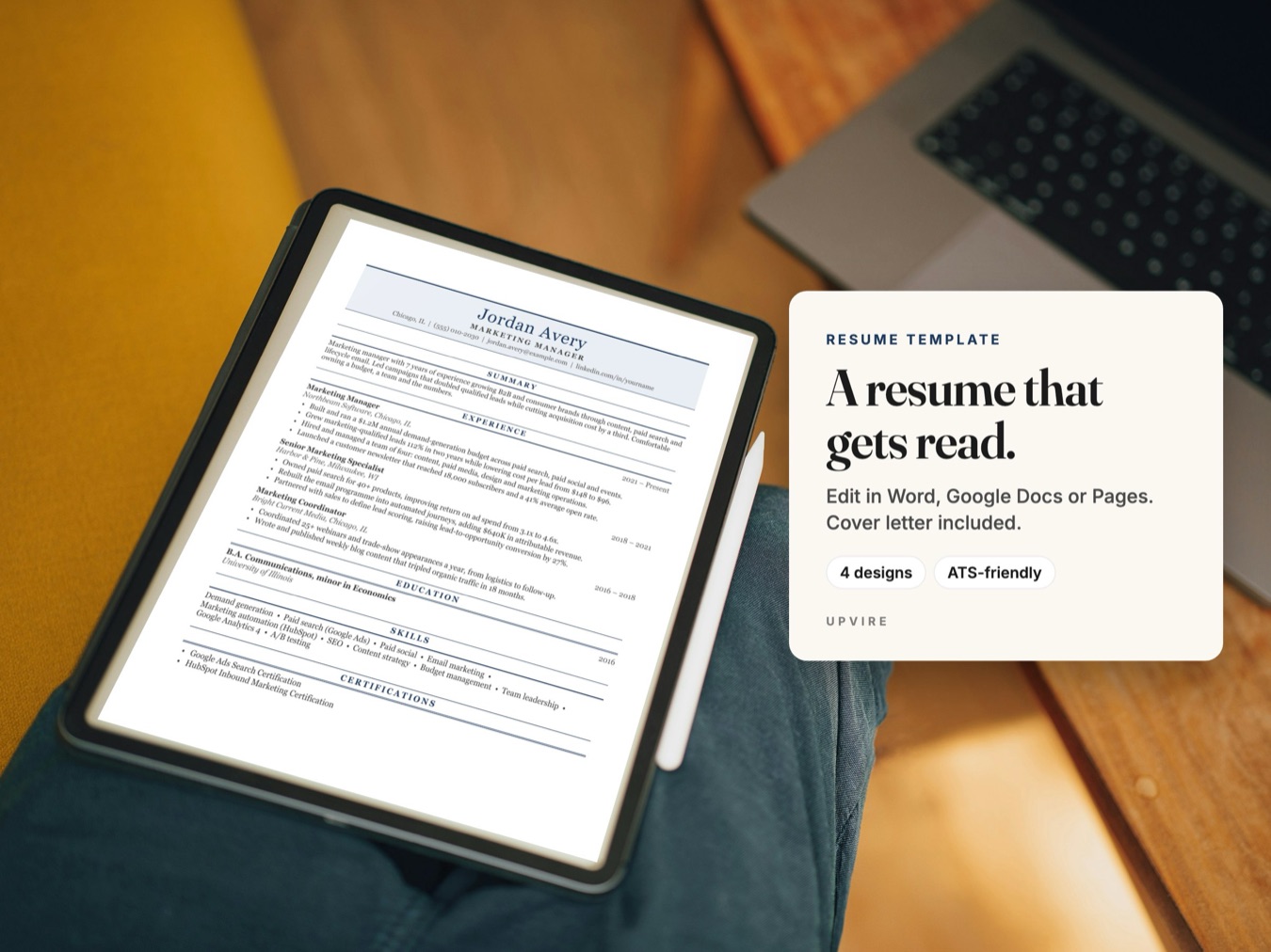 ATS-Friendly Resume Templates: cover