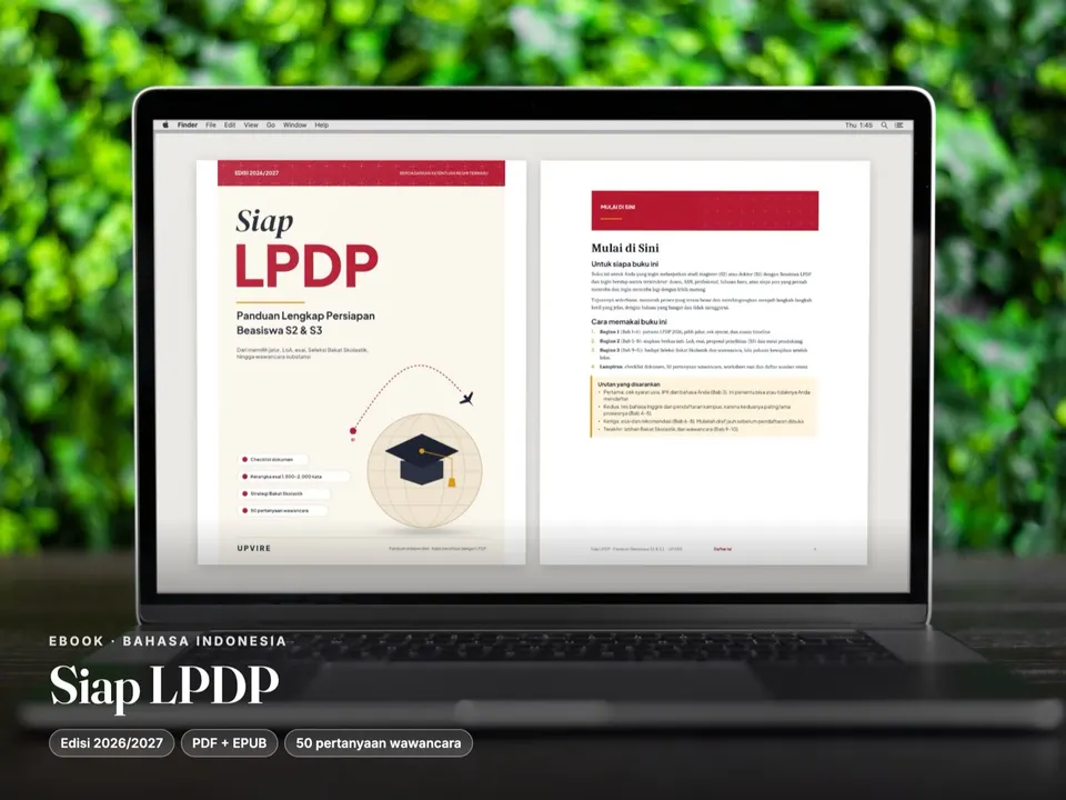 Siap LPDP: Panduan Beasiswa S2 & S3: cover